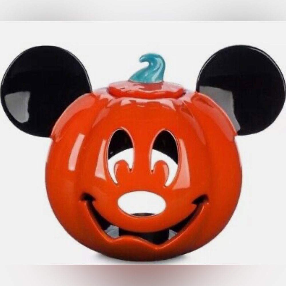 Halloween Mickey Disney Parks Votive Candle Holder Jack O Lantern
